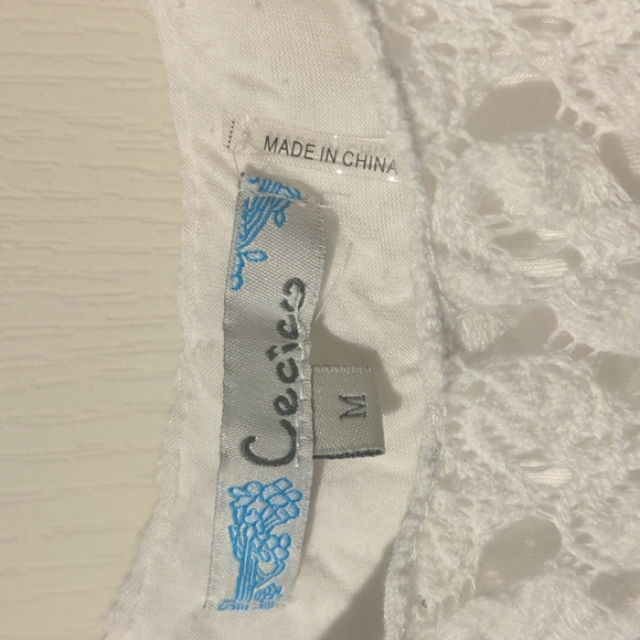 Cecico - lacy camisole crop top - Picture 2 of 3